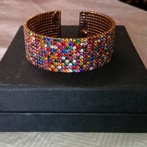 Rhinestone stretch bracelet